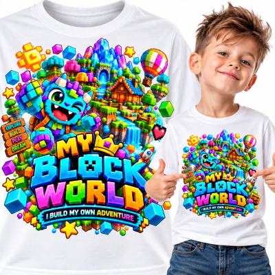 KOSZULKA DZIECIĘCA DZIEŃ CHŁOPAKA my world